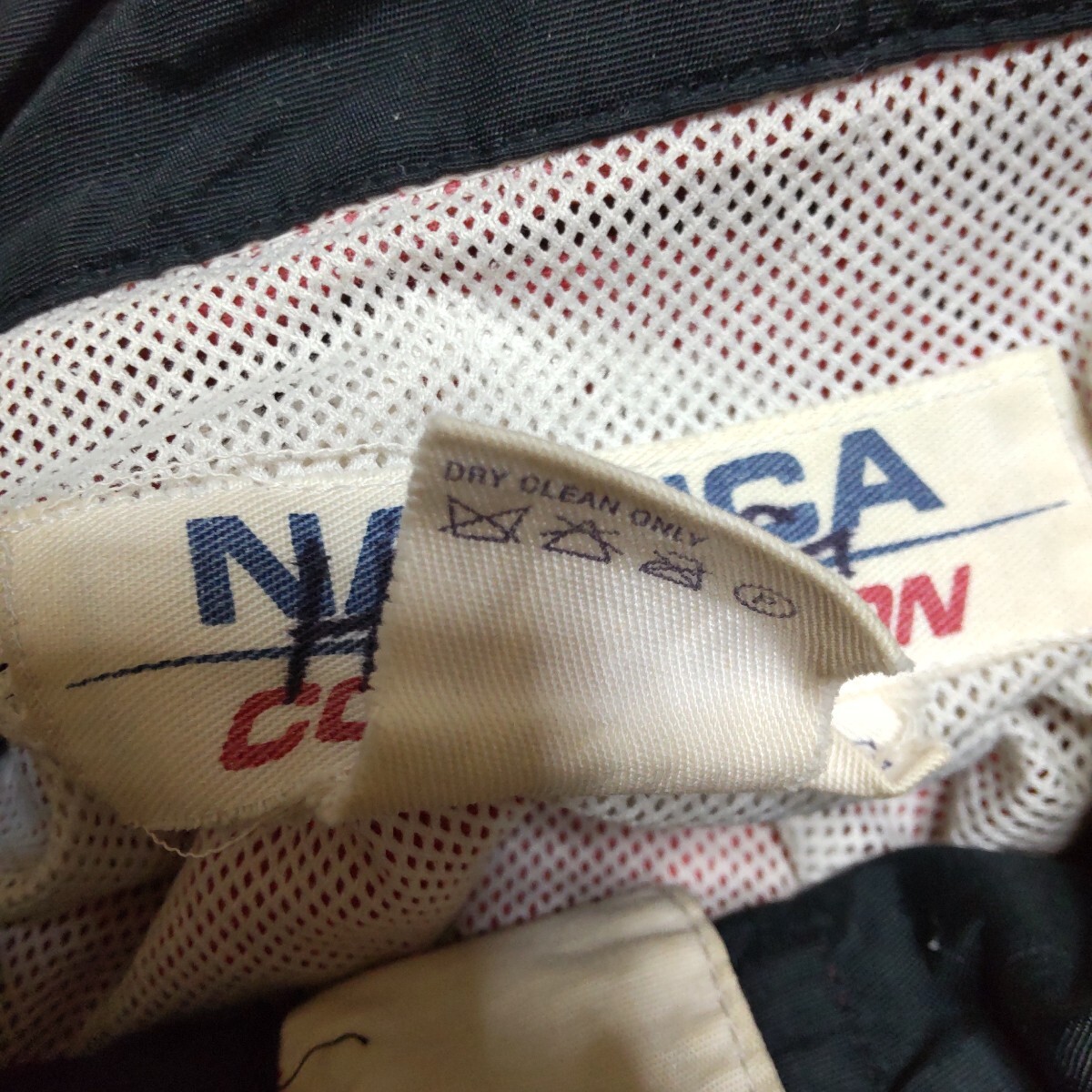 C7 NAUTICA 赤色 L ノーティカ ナイロン ジャケット パーカー アウター アウトドア ビンテージ ヴィンテージ アメリカ USA 古着 メンズ 90s_画像5