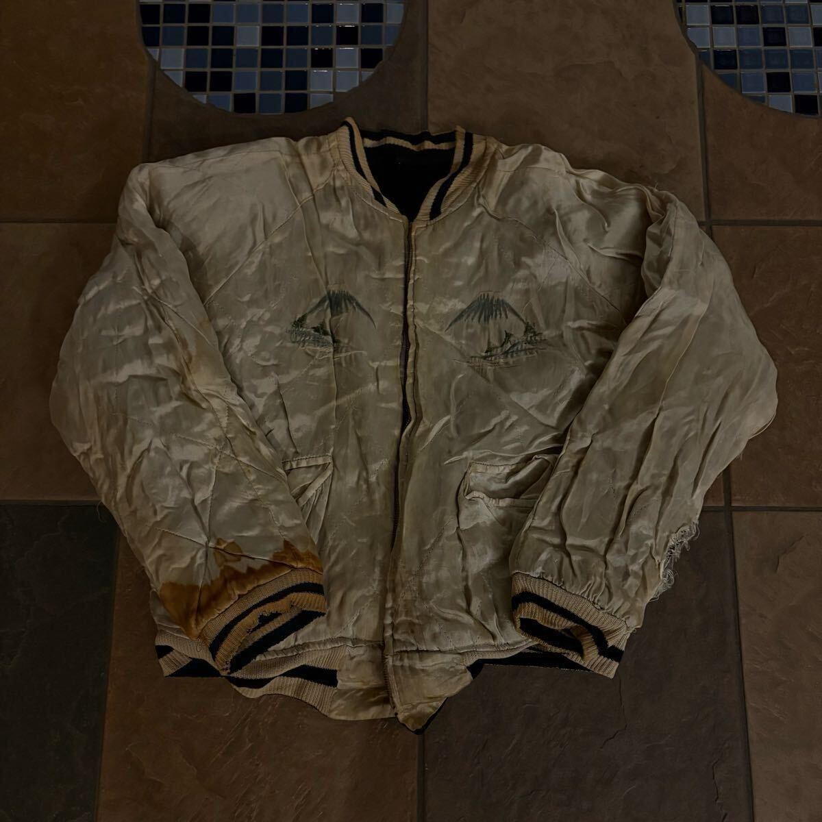 50s 50's 50年代 別珍　スカジャン souvenir jacket スーベニアジャケット　スペシャル　以下検索 501xx levi's 506xx ma-1 50s 60s 101_画像3