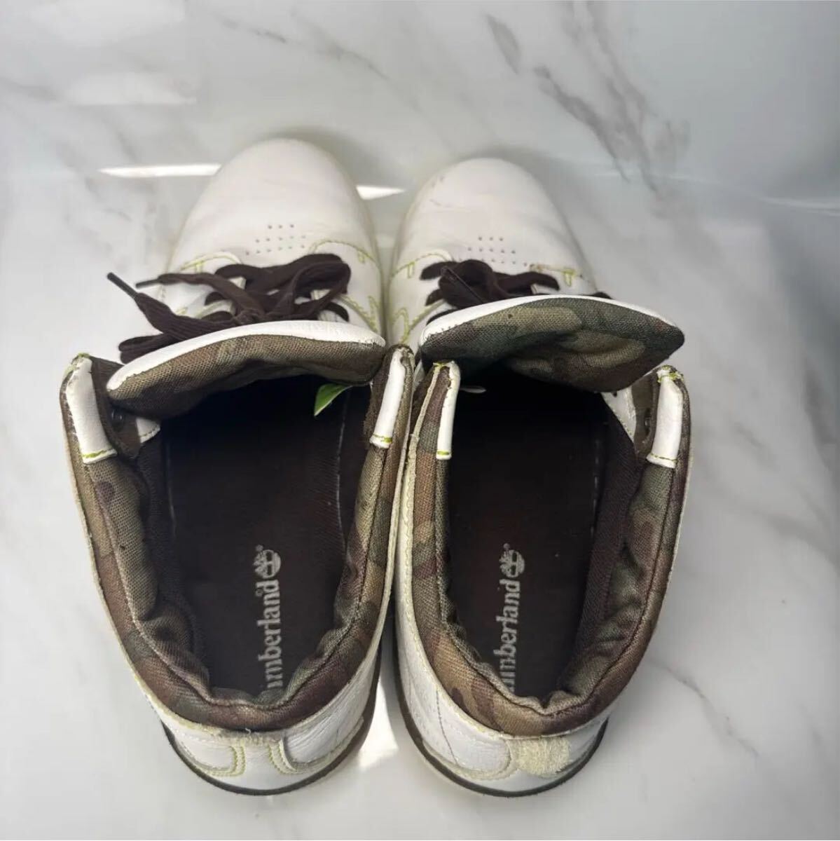 ティンバーランド スニーカー ミドルカット 28cmホワイト 白 メンズ Timberland_画像7