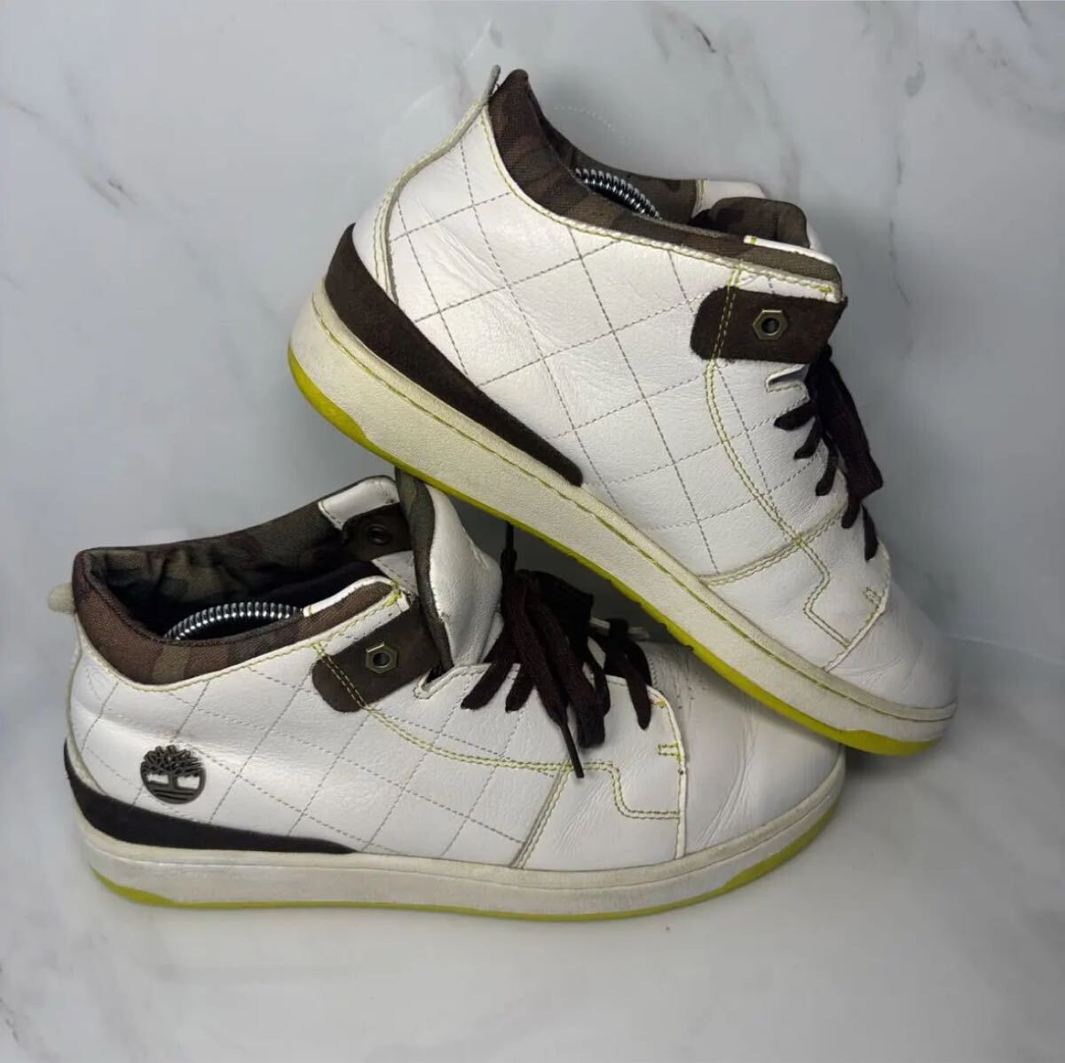 ティンバーランド スニーカー ミドルカット 28cmホワイト 白 メンズ Timberland_画像5