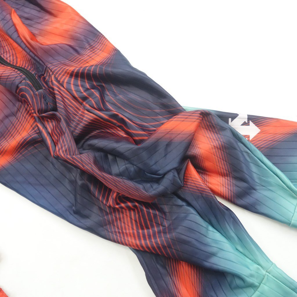 中古 15/16 DESCENTE レーシングスーツ DM-5904 レディースOサイズ スキーレーシングウェア デサント 40043-12_画像5