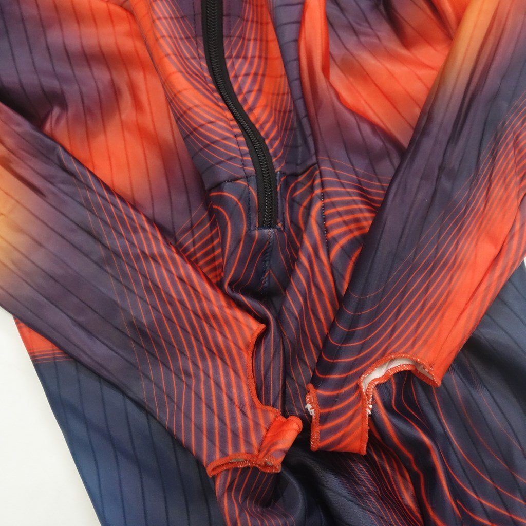 中古 15/16 DESCENTE レーシングスーツ DM-5904 レディースOサイズ スキーレーシングウェア デサント 40043-12_画像4