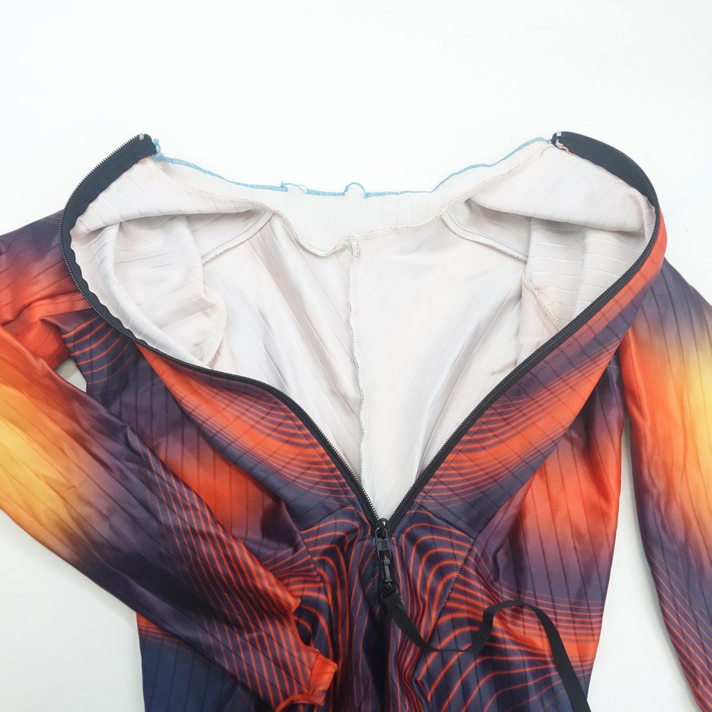 中古 15/16 DESCENTE レーシングスーツ DM-5904 レディースOサイズ スキーレーシングウェア デサント 40043-12_画像2