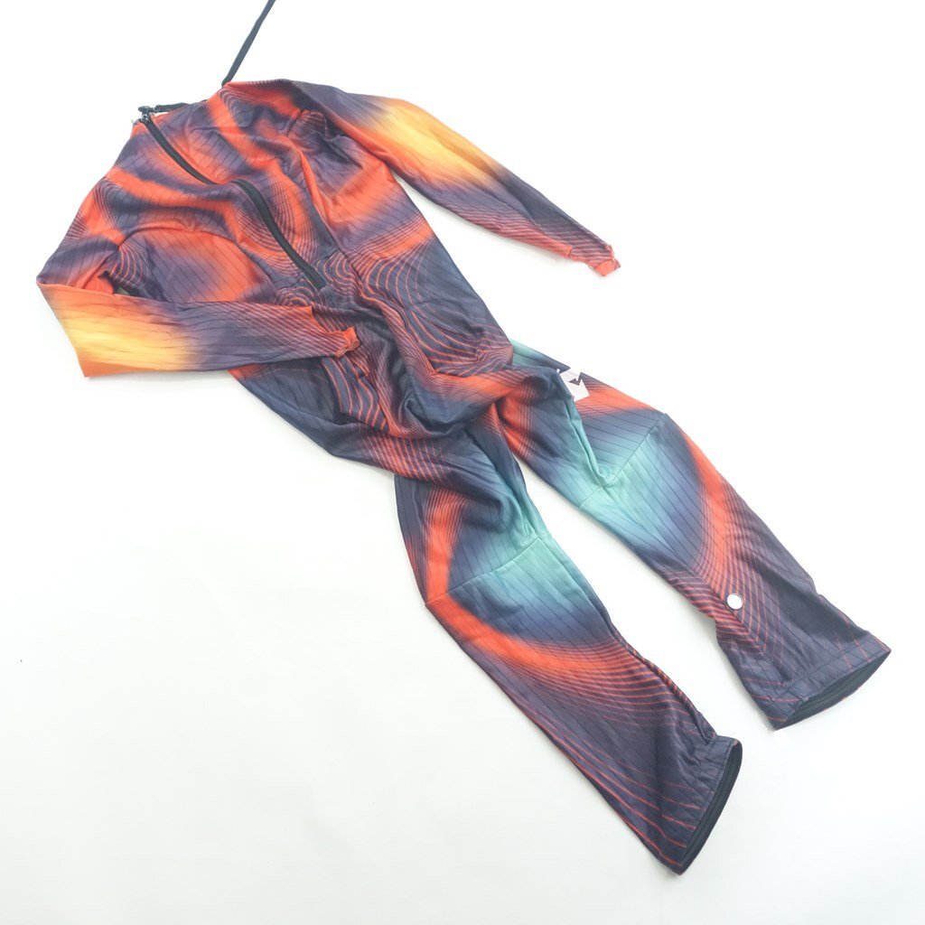 中古 15/16 DESCENTE レーシングスーツ DM-5904 レディースOサイズ スキーレーシングウェア デサント 40043-12_画像1