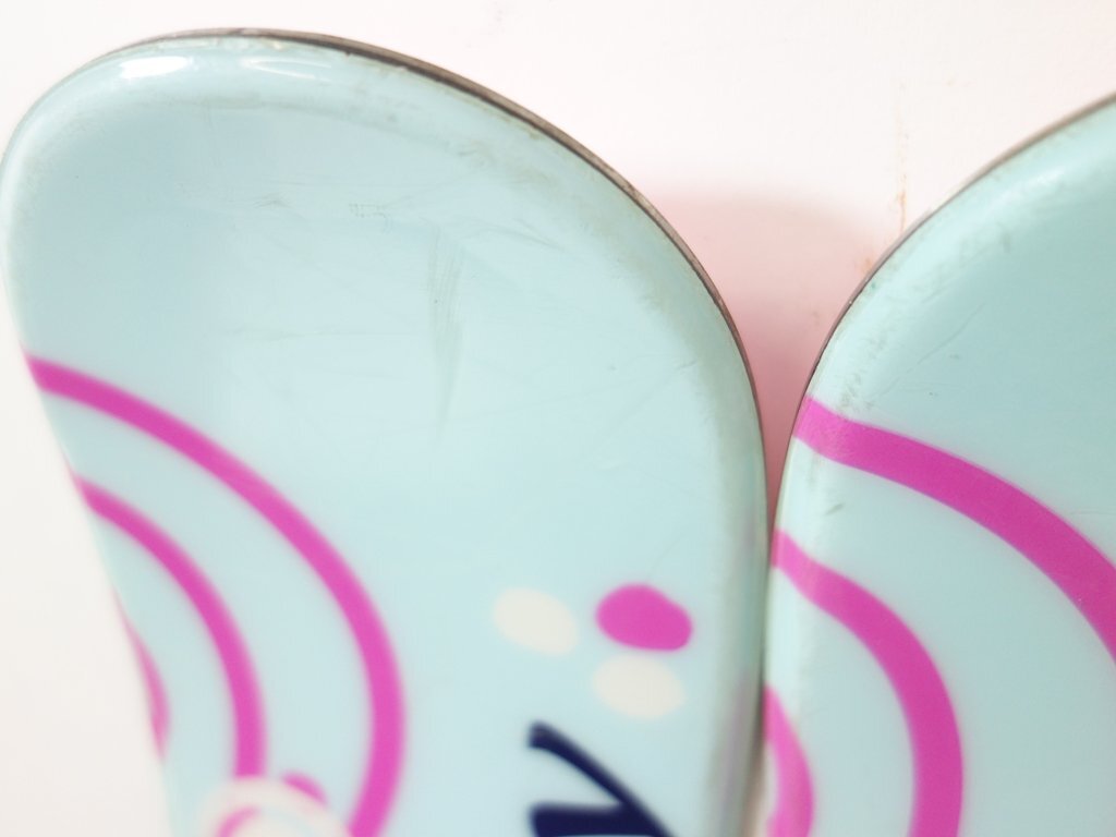 中古 子ども用 2015年頃 PURE CONSCIOUS PRITY ピュアコンシャス プリティ スキー ジュニア 90cm 40186-2_画像3