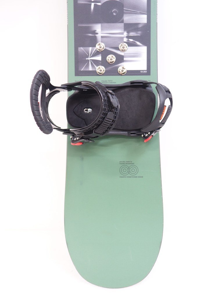 中古 2023-2024 FNTC TNT-C エフエヌティーシー ティーエヌティーシー 157cm DRAKE ドレイク スノーボードビンディング付き 40168-1_画像3