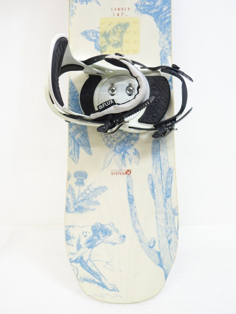 中古 2017-2018 ARBOR SWOON CAMBER アーバー キャンバー レディース147cm FLUX フラックス スノーボードビンディング付き 40201-2_画像3