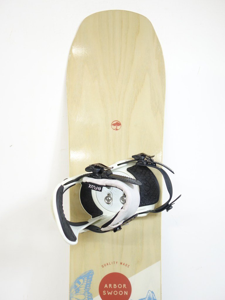 中古 2017-2018 ARBOR SWOON CAMBER アーバー キャンバー レディース147cm FLUX フラックス スノーボードビンディング付き 40201-2_画像2