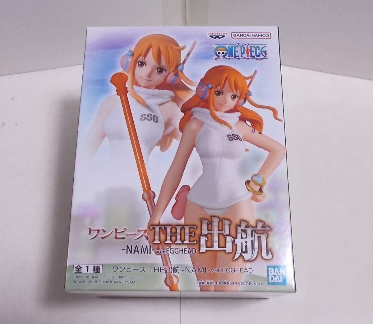 バンプレスト ワンピース THE出航-NAMI-ver.EGGHEAD ナミ エッグヘッドフィギュア_画像1