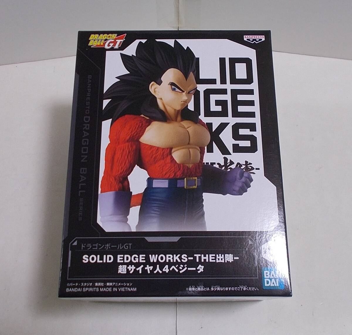 バンプレスト ドラゴンボールGT SOLID EDGE WORKS -THE出陣- 超サイヤ人4ベジータ フィギュア_画像1