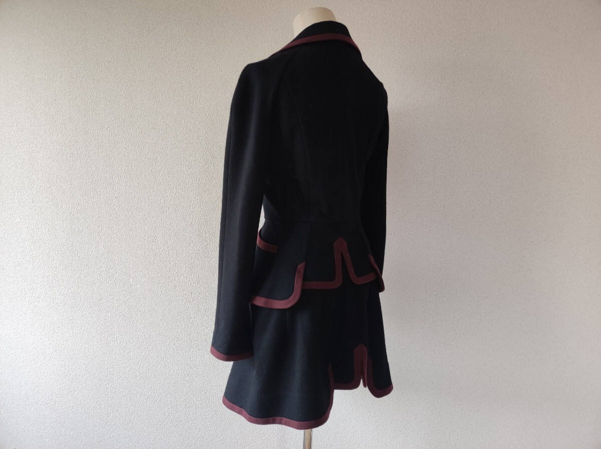  редкий Vivienne Westwood Rav жакет выставить VivienneWestwood setupo-b общий кнопка size2 юбка комплект костюм шерсть 