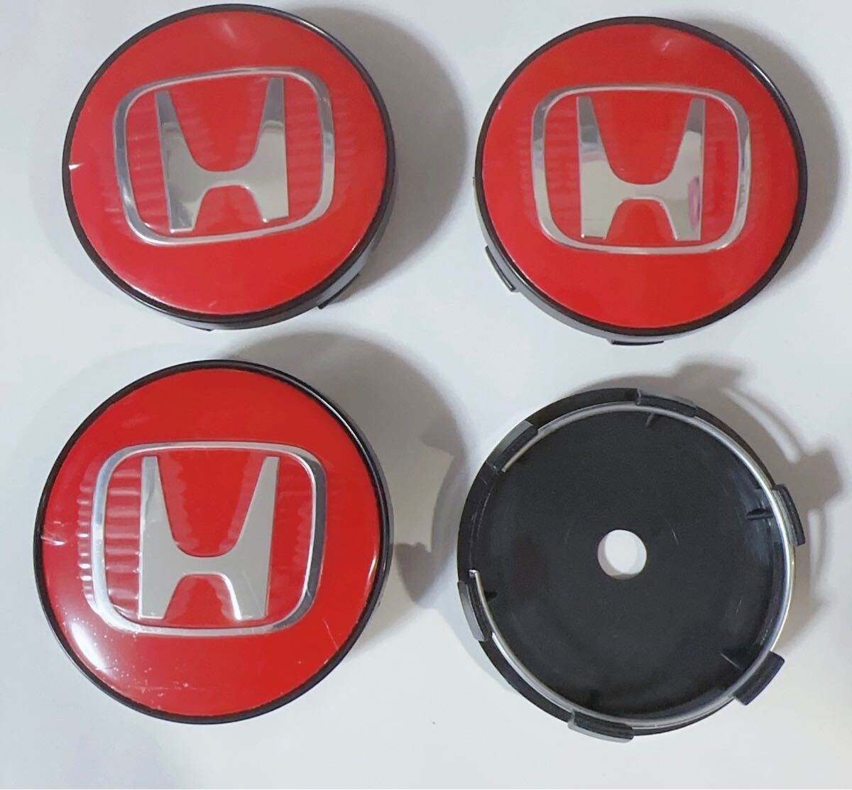 ホンダ HONDA ホイールセンターキャップ 赤　60mm_画像1