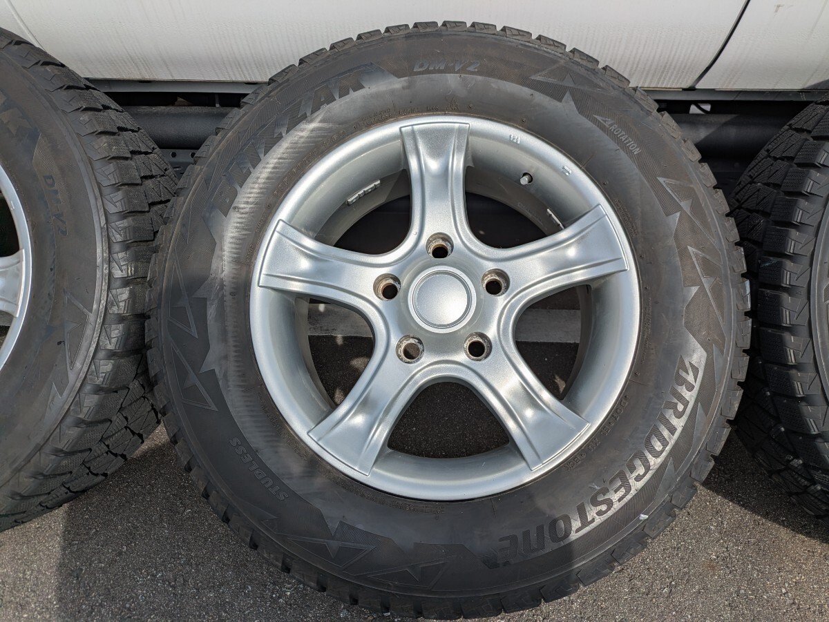 美品室内保管バリ溝9分〜8分山285/60R18ブリザックスタッドレスホイール4本セット18インチ8.5J＋55タンドラセコイアランクル20010070LX570_画像4