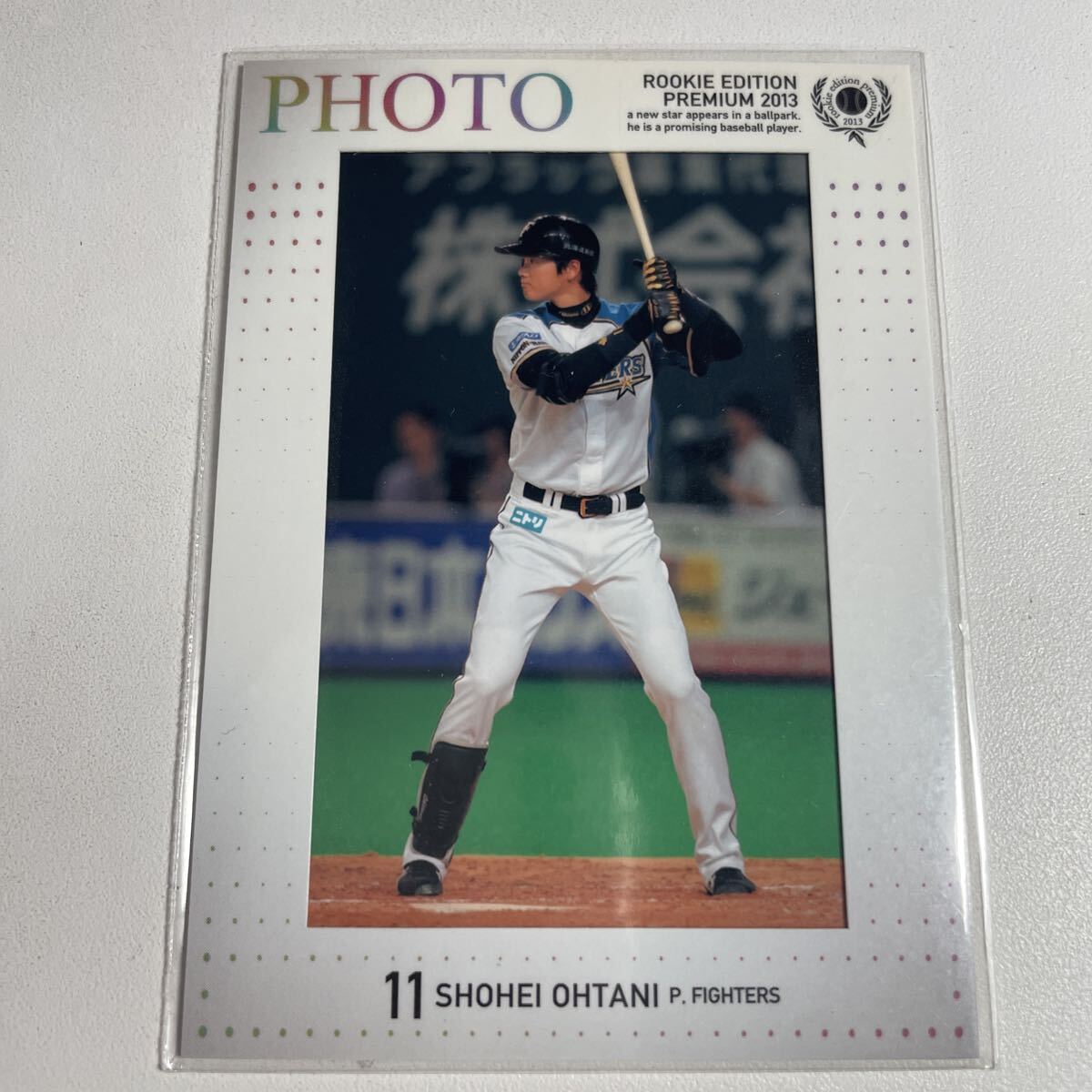  большой . sho flat фото карта 13BBM rookie выпуск premium Shohei Ohtani( Япония ветчина ) rookie RC ROOKIE редкость ценный doja-s