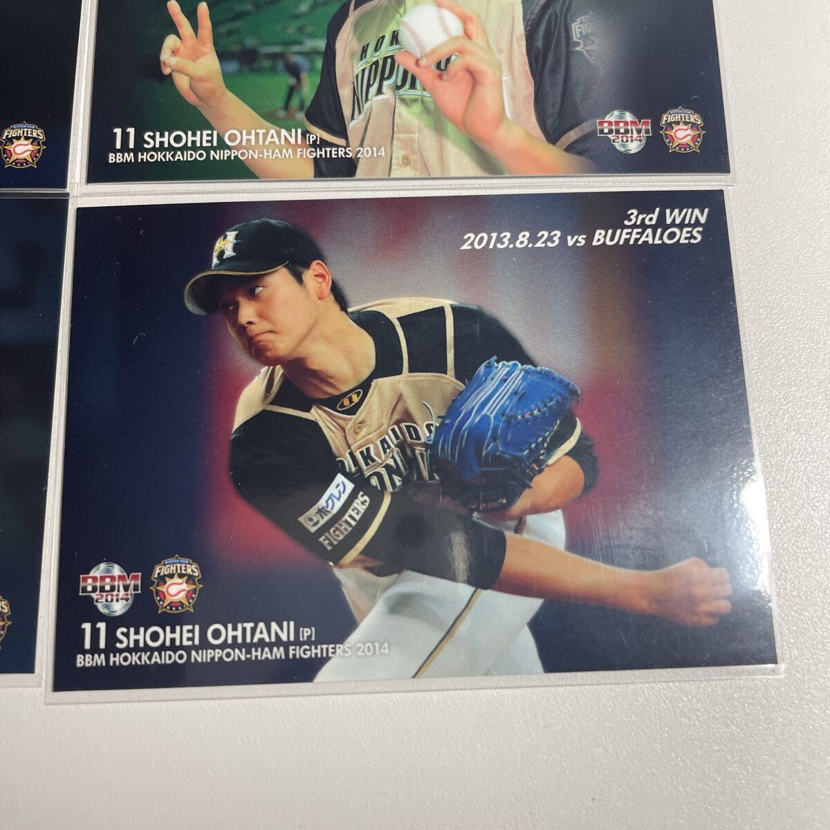 [ большой . sho flat /Shohei Ohtani]2014 BBM Hokkaido Nippon-Ham Fighters RC rookie час 1WIN 1st HR 3rd win 3rdHRdoja-s