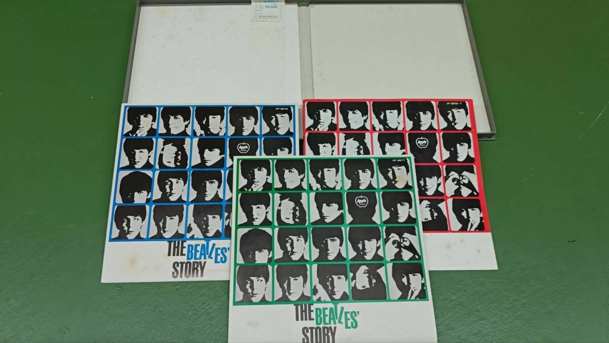 ボックスAP規格帯付】ザ・ ビートルズ「ビートルズ物語（AP-8676～7）」LP/2_画像4