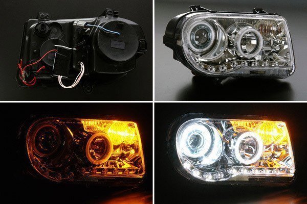  передняя фара проектор CCFL икаринг есть передняя фара [ согласовано 05-10 Chrysler 300 300C 06 07 08 09 2005 2006 CR55