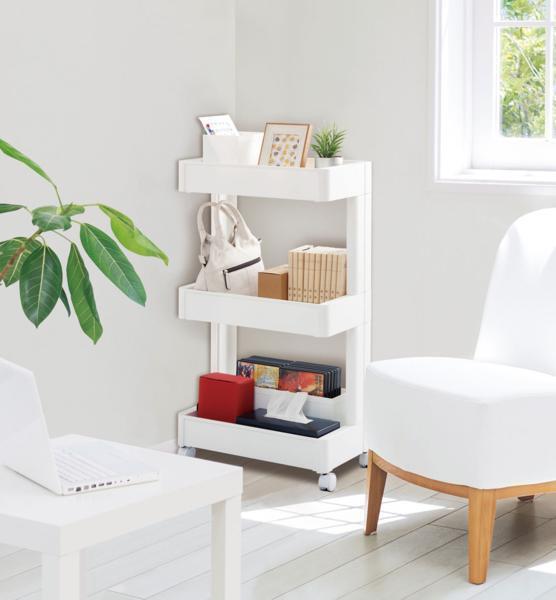 【値下げ】 野菜ストッカー 収納 食器 キッチン雑貨 ワゴン キャスター付き 3段 幅25 キッチンワゴン キッチン キッチン収納 M5-MGKFU5545_画像6