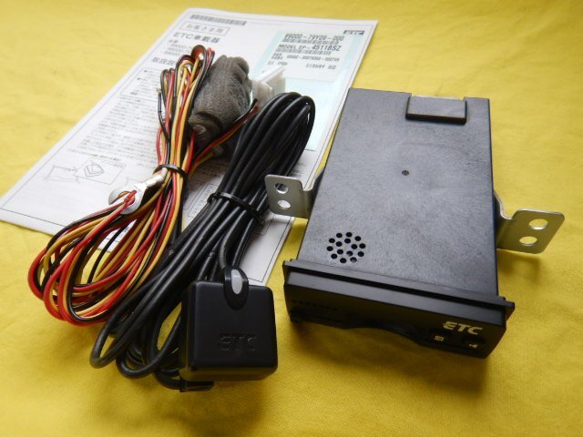 ◆スズキ純正　ビルトインETC◆99000-79Y09-000/EPS04◆送料無料　軽自動車登録　取説付　三菱電機　ボイスタイプ　【25103102】_画像1