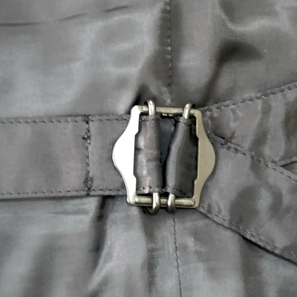 【極美品】超高級 タケオキクチ 秋冬起毛フランネル M 2 ベスト グレー ネクタイパンツスーツテーラードジャケットに○44_画像10