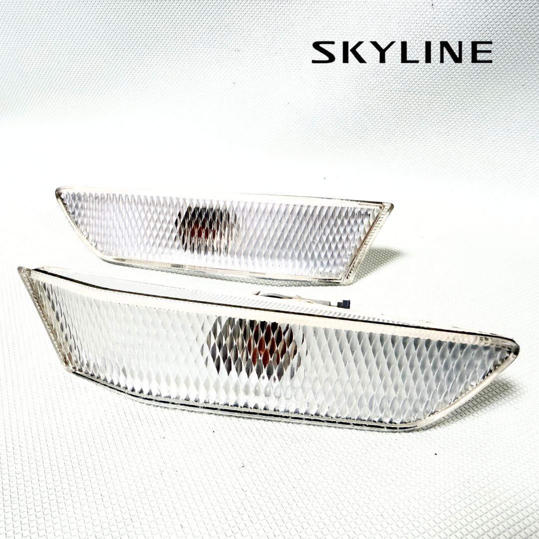 スカイラインクーペ CPV35 フロントサイドマーカー 左右セット 日産 純正 送料無料/即決【51106-17】_画像1