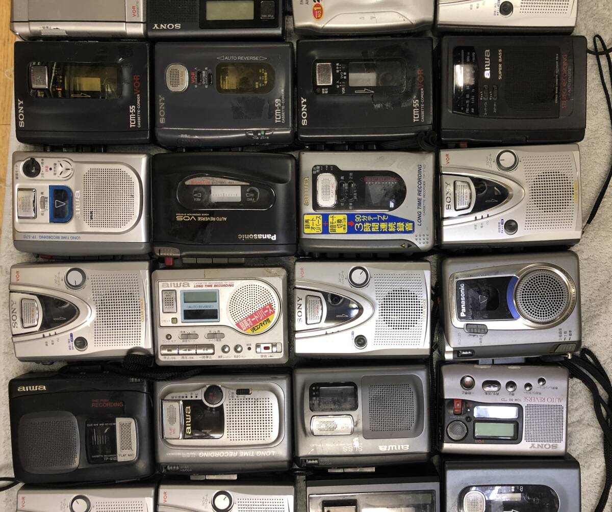  Sony Panasonic Aiwa кассетная магнитола 47 шт утиль..