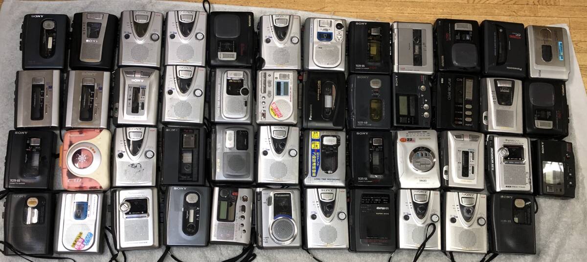  Sony Panasonic Aiwa кассетная магнитола 47 шт утиль..