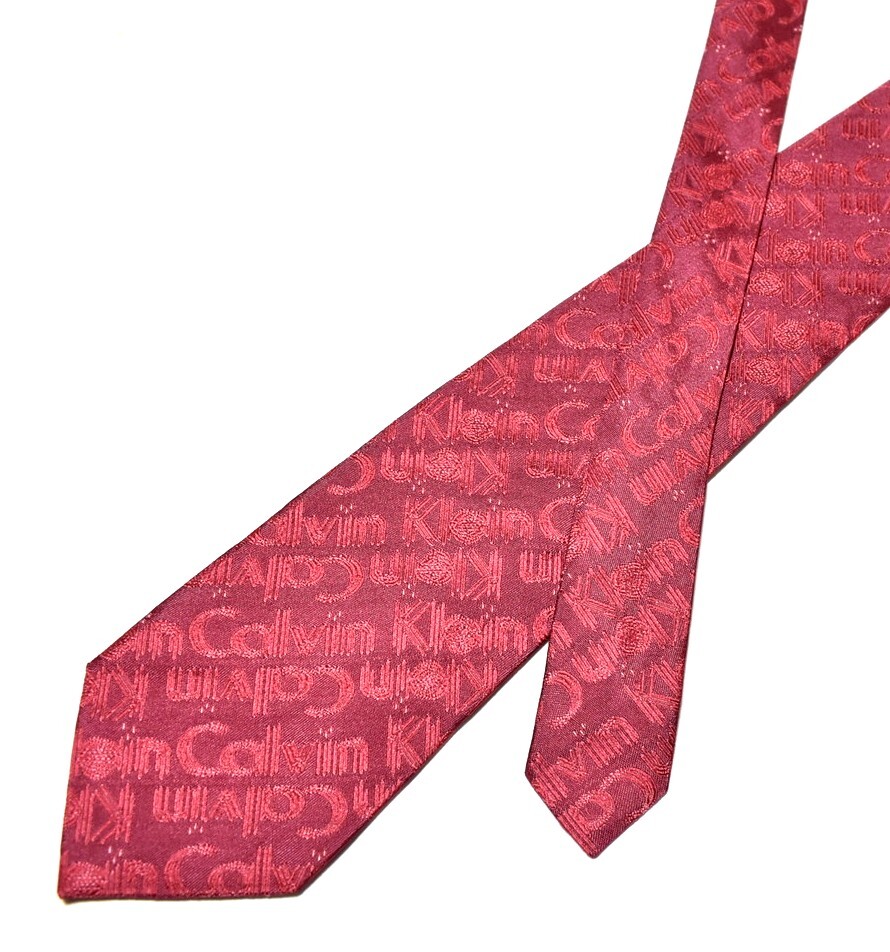 H969☆カルバンクライン　ネクタイ　パターン柄☆３本以上送料無料_画像3