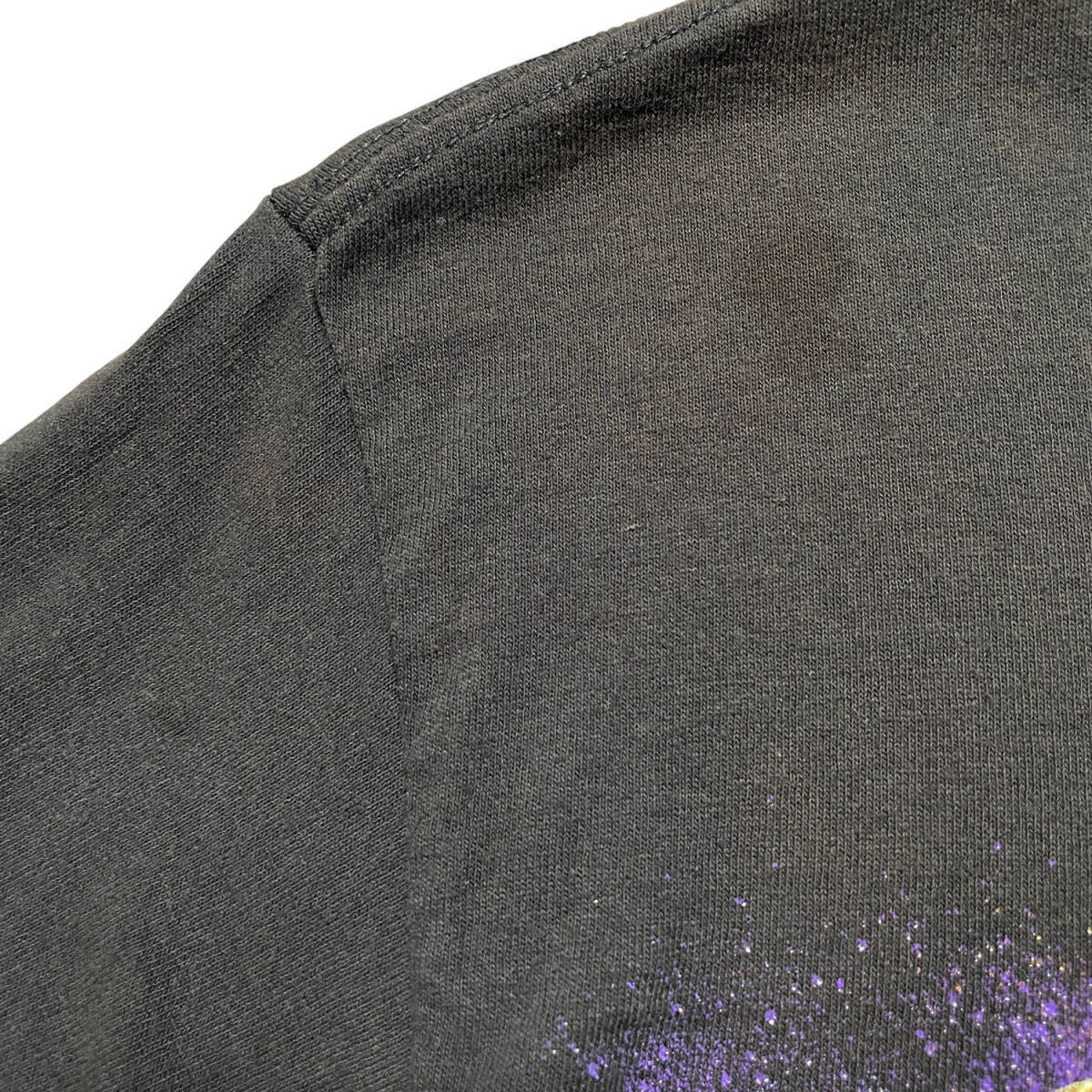 USA 古着 ラシュモア山 大統領 オオカミ Tシャツ ブラックヒルズ プリント ブラック メンズS クルーネック BA2649_画像6