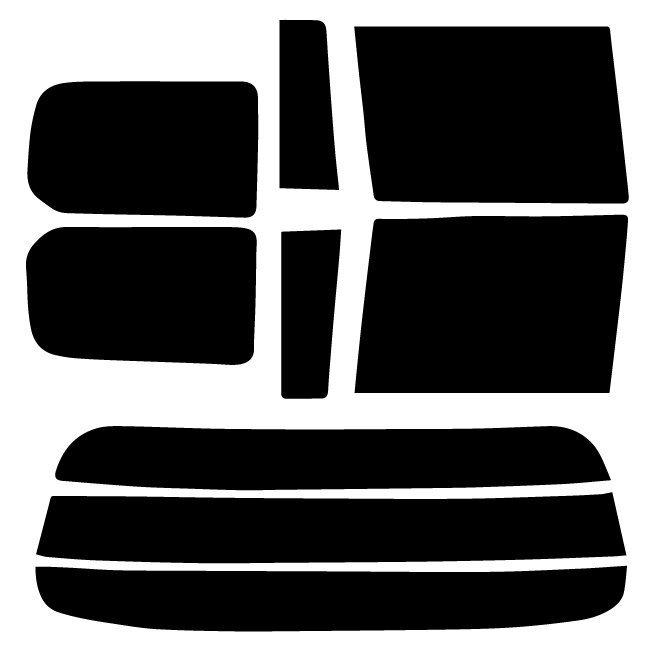 【ノーマルスモーク 透過率26%】プロボックス (50系 NLP51V/NCP50/51/52/55V/NCP58/59 160系 NCP160/165/NSP160V) カット済みカーフィルム_画像3