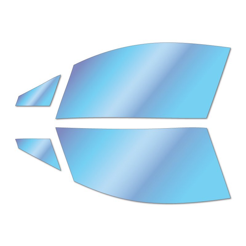 【AR84 ゼノン2 ゴースト 透過率81%】 トヨタ C-HR (ZYX10/ZYX11/NGX10/NGX50) カット済みカーフィルム フロントドアセット_画像2