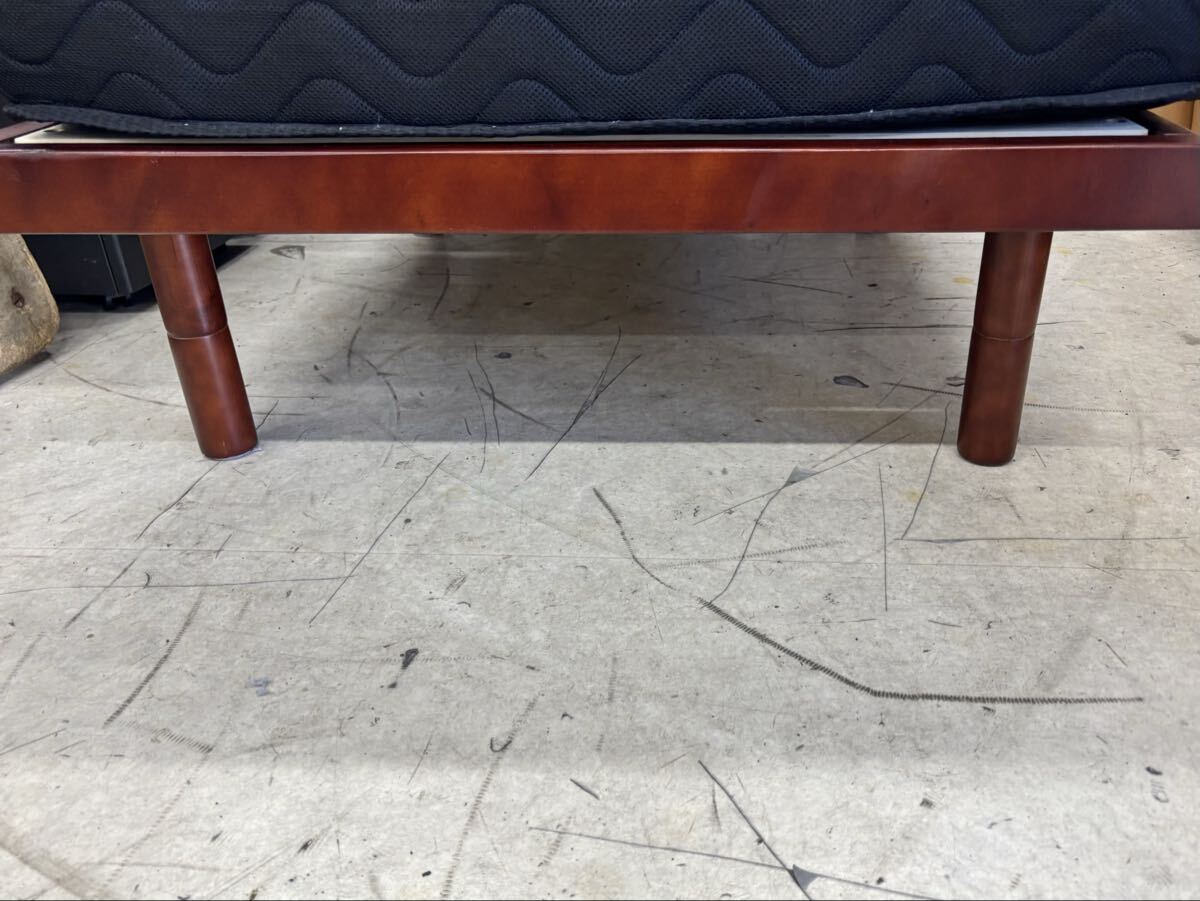 【KA395】シングル ベッドフレーム 木製・MODERN DECO POCKET COIL MATTRESS マットレスセット☆美品☆直接引取限定！！_画像4