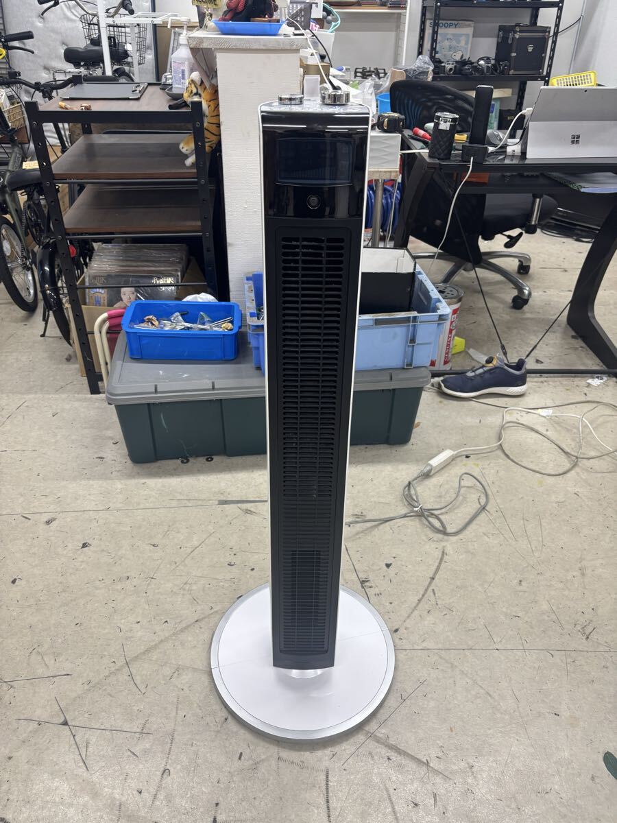 【KA387】 KOIZUMI コイズミ 送風機能付ファンヒーター ホット＆クール プレミアムタワーファン KHF-1211 2021年製 通電・動作確認済み！_画像1