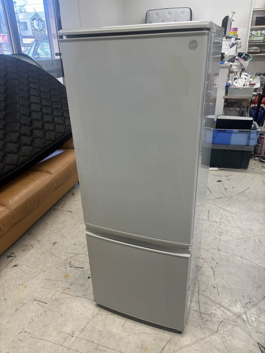 【KA394】SHARP シャープ 2ドアノンフロン冷凍冷蔵庫 167L SJ-K17W-FG 中古現状品※発送：家財便Cランク・直接引取大歓迎！！_画像3