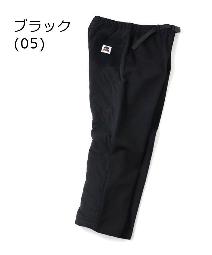 ＜Lサイズ＞＜ブラック(05)＞gym master ジムマスター ウェーブキルト異素材パンツ G633707 スウェットパンツ_画像2