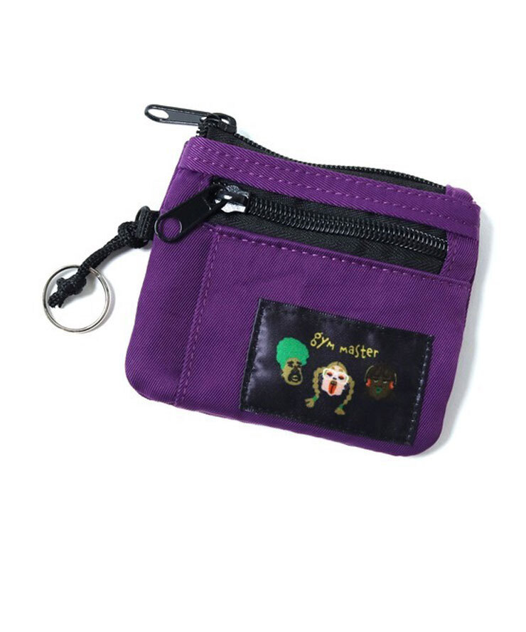 <パープル(63)>gym master ジムマスター ナイロン キーコインケース G621744 財布 キーケース 小銭入れ_画像1