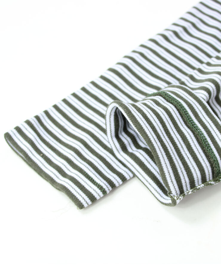 ＜Lサイズ＞＜ネイビー×ライム＞ウィルダネスウェアー パック TEE WILDERNESS WEAR POLYPRO +190 ロングスリーブカットソー WDN030097_画像6