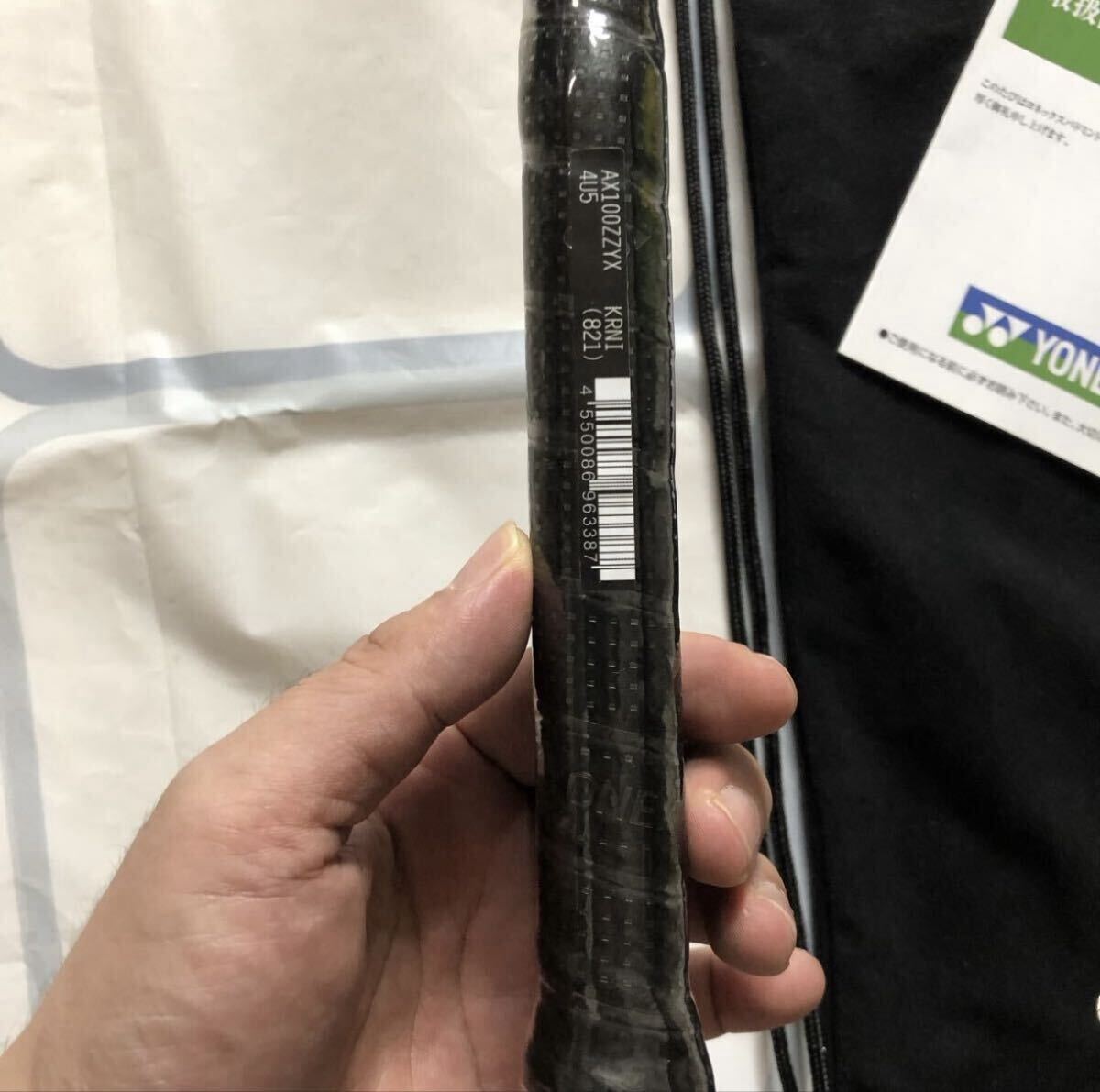 ヨネックス アストロクス 4UG5 YONEX ASTROX100zz バドミントンラケット ネイビー_画像6