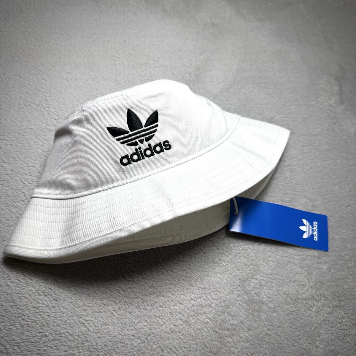 新品　adidas oliginals ハット　バケハ　OSFLサイズ　　ホワイト　白　バケットハット　AJ8995 FQ4641 IB9998 IY4055_画像6