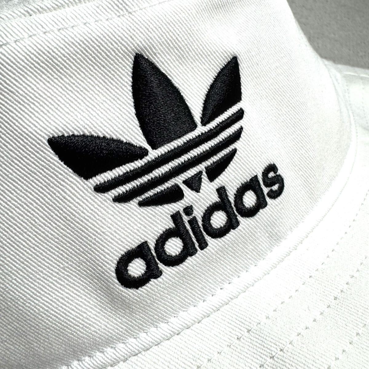 新品　adidas oliginals ハット　バケハ　OSFLサイズ　　ホワイト　白　バケットハット　AJ8995 FQ4641 IB9998 IY4055_画像7