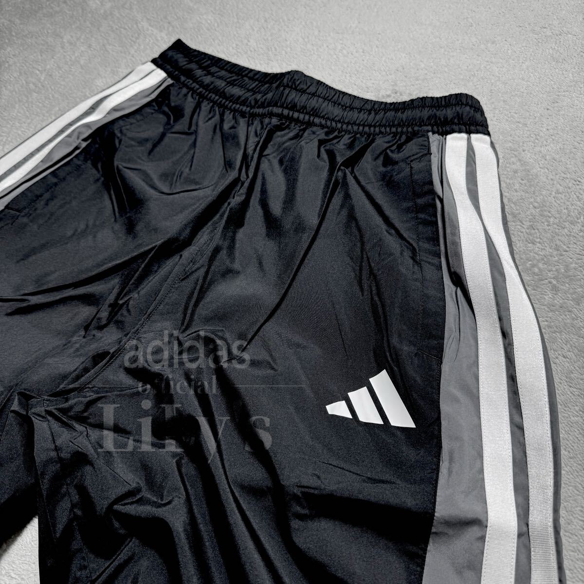 【Lサイズ】adidas上下セット ブラック 黒 マストハブ 定価17,600円 アディダス スリーストライプス JM2024 JM2106 KQD22 KQD21_画像7