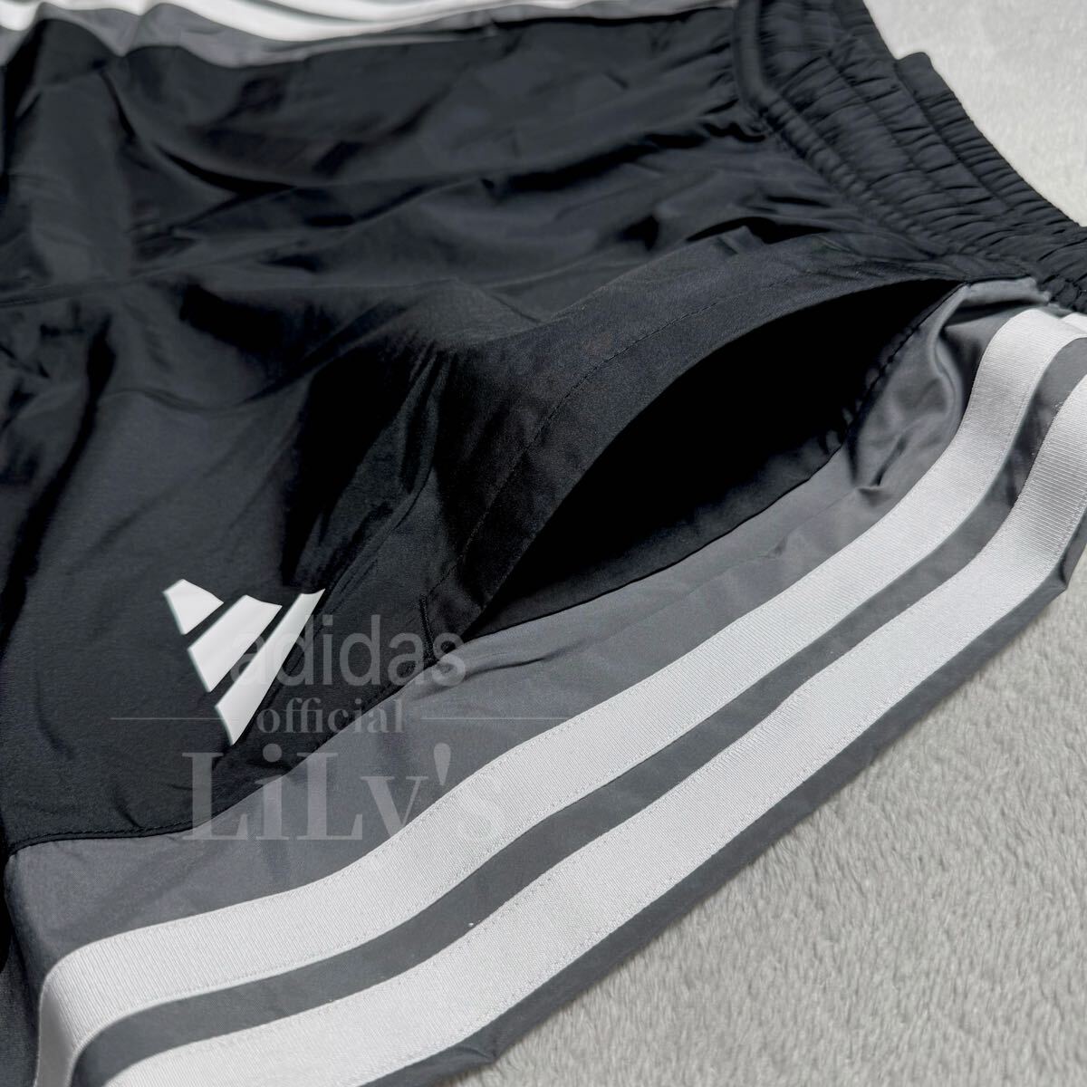 【Lサイズ】adidas上下セット ブラック 黒 マストハブ 定価17,600円 アディダス スリーストライプス JM2024 JM2106 KQD22 KQD21_画像8