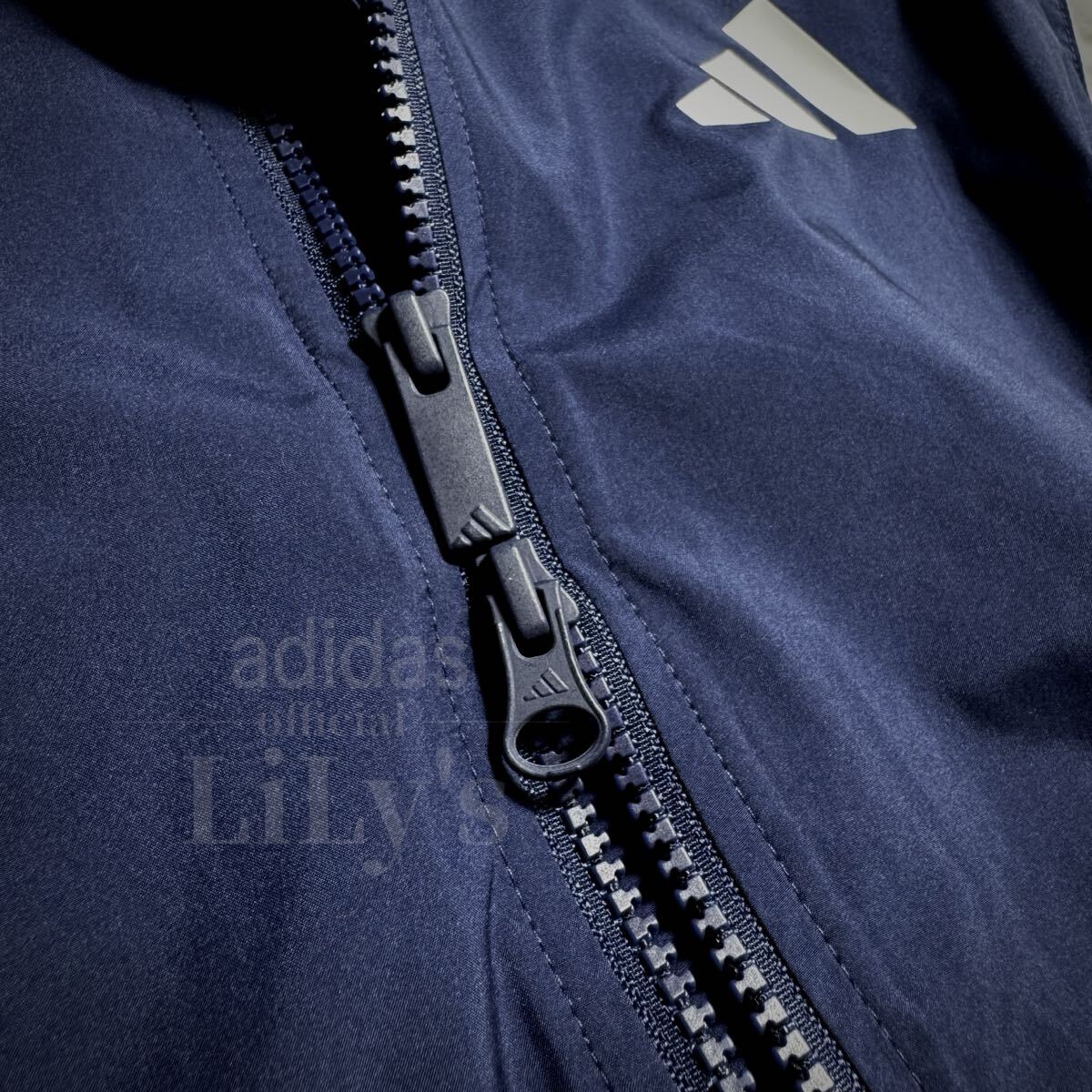 【Ｍサイズ】adidas上下セット　ネイビー　紺　マストハブ　定価17,600円 アディダス　スリーストライプス JM2025 JM2107 KQD22 KQD21_画像3