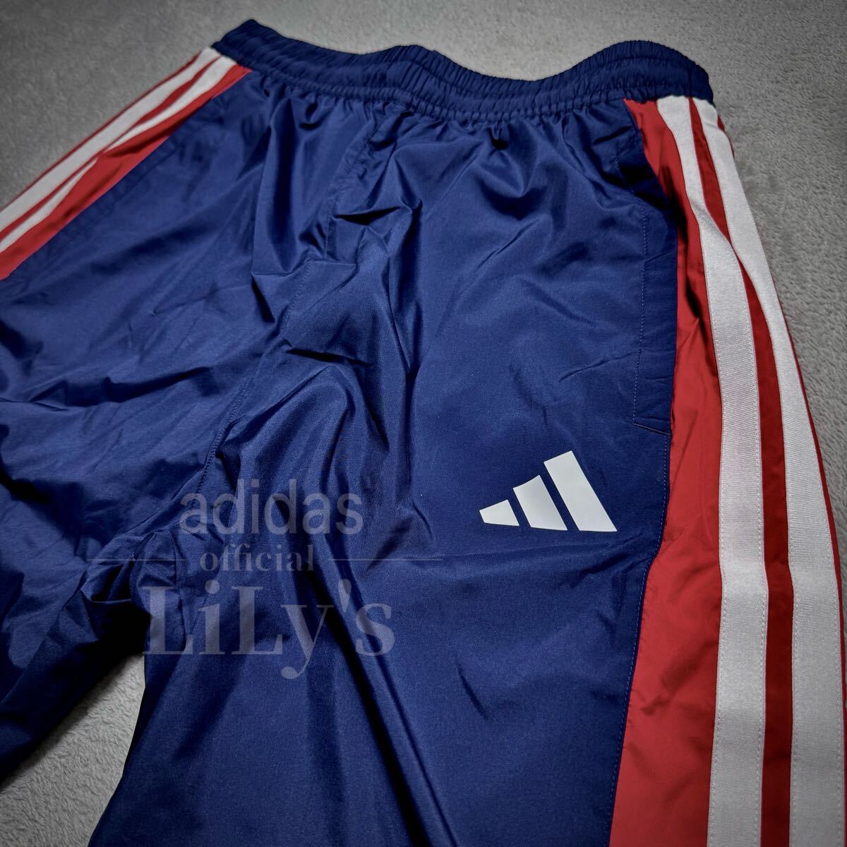 【Ｍサイズ】adidas上下セット　ネイビー　紺　マストハブ　定価17,600円 アディダス　スリーストライプス JM2025 JM2107 KQD22 KQD21_画像7