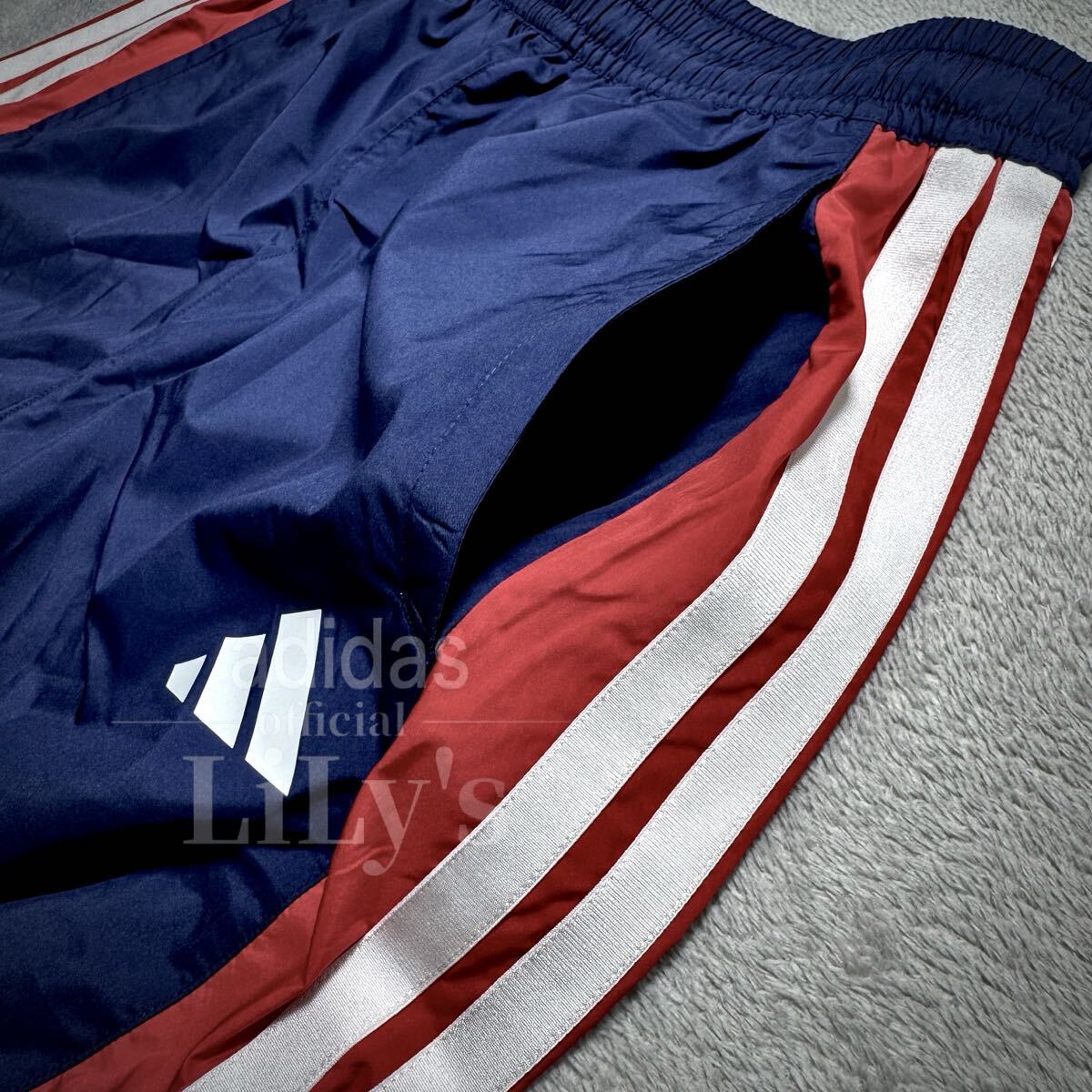 【Ｍサイズ】adidas上下セット　ネイビー　紺　マストハブ　定価17,600円 アディダス　スリーストライプス JM2025 JM2107 KQD22 KQD21_画像8