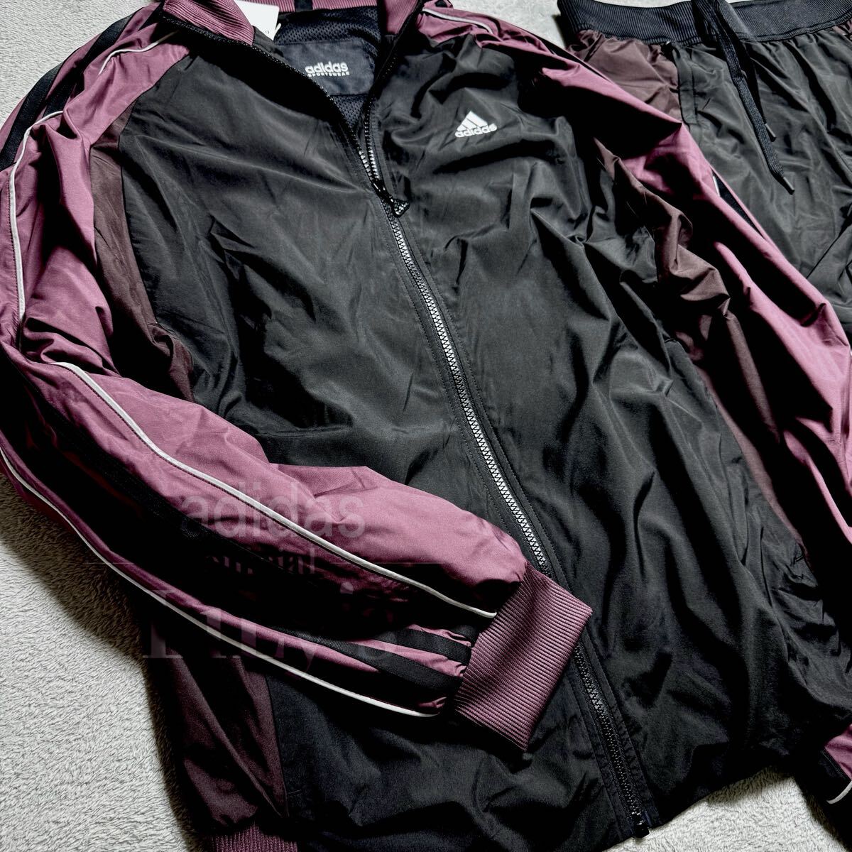 【Sサイズ】上下セットアップ 定価18,700円 バーガンディ 新品未使用 アディダス adidas JG8576 JG8583 JG8577 JG8582 KWX92 KWX94_画像2