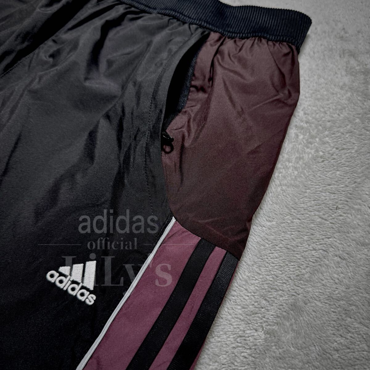 【Sサイズ】上下セットアップ 定価18,700円 バーガンディ 新品未使用 アディダス adidas JG8576 JG8583 JG8577 JG8582 KWX92 KWX94_画像6