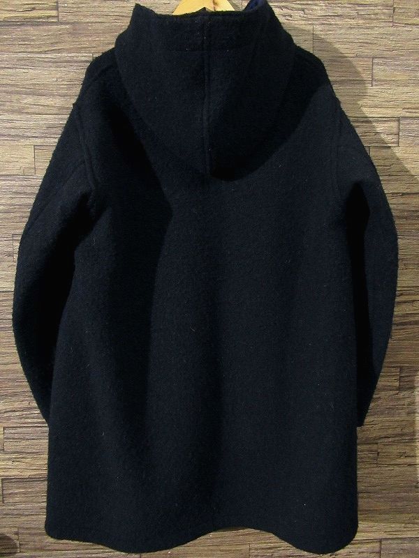 送料無料 52 (XL) 美品 Nigel Cabourn ナイジェルケーボン 8039-00-00007 REVERSIBLE WARM UP COAT リバーシブル ウォームアップ コート 紺_画像3