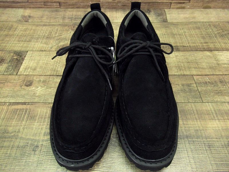 送無 新品 Hawkins ホーキンス HL81039 ウォーターテック タフ モック 撥水 天然皮革 スエード チロリアン シューズ 革靴 消臭抗菌 黒 28.0_画像3