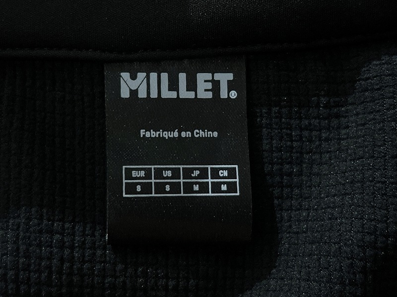 送無 新品 タグ付き 24AW MILLET ミレー MIV03124 ウィンド シールド ストレッチ ジャケット 撥水 3レイヤー 素材 防風 保温 秋冬向け 黒 M_画像7